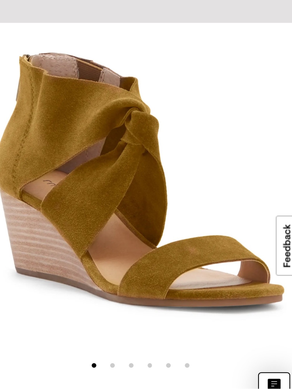 Suede wedges